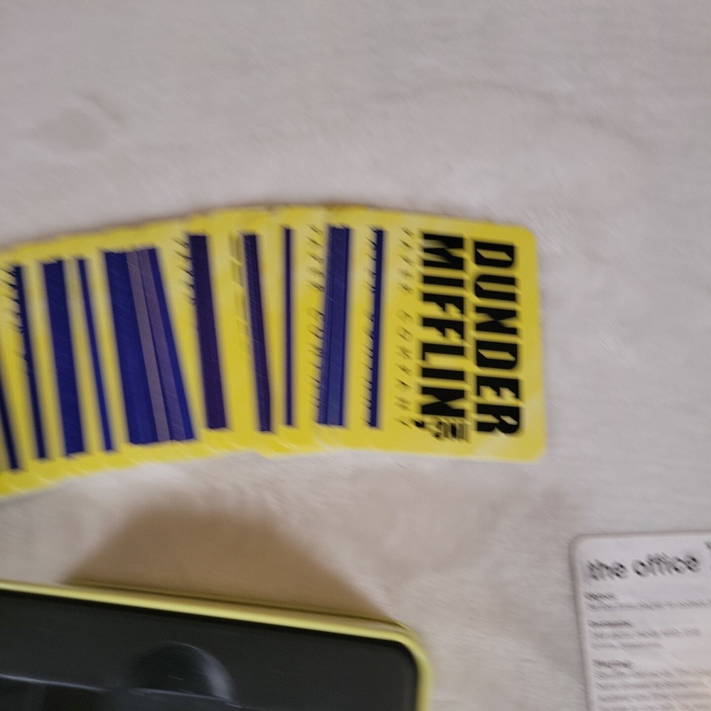 The Office Trivia Card Game 2009 Edition Tin Pressman #4125 Complete TV Show - Picture 4 of 7